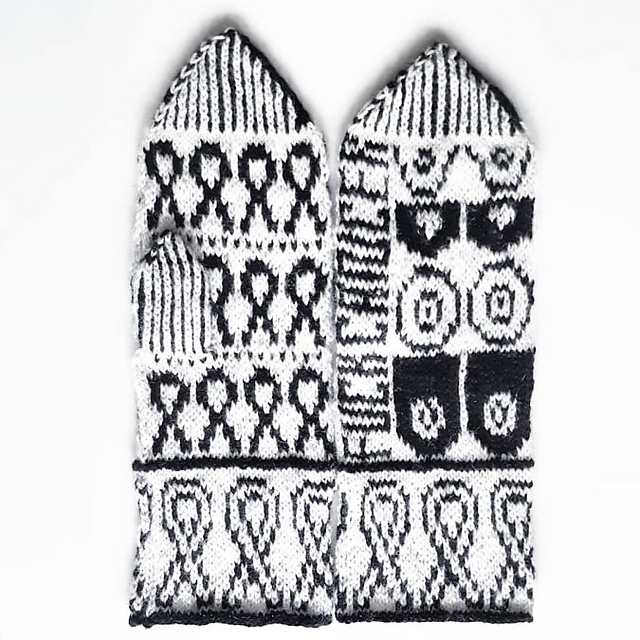 Knit a Tit Mittens