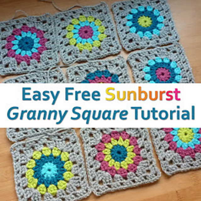 Sunburst Granny Square