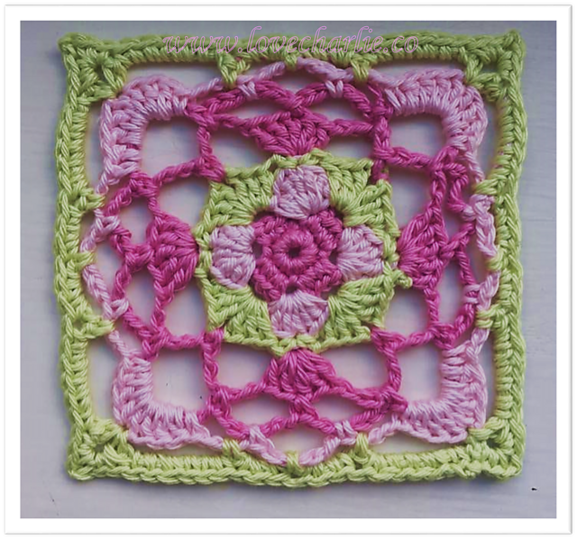 Square Blossom Coaster