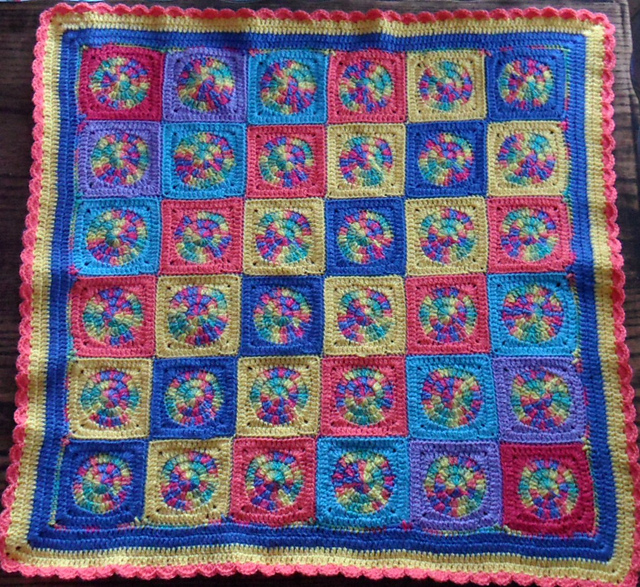 Rainbow Wheels Baby Blanket