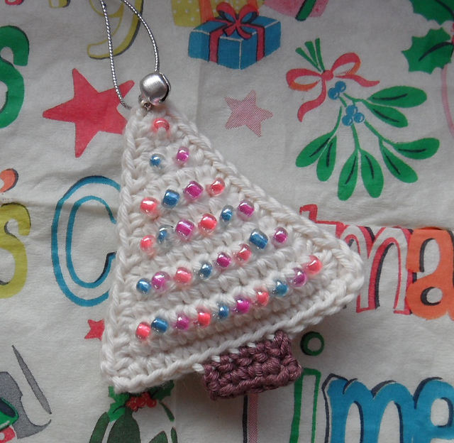 Beaded Christmas Trees