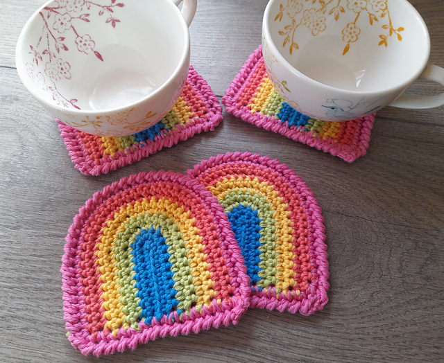 Rainbow Coasters
