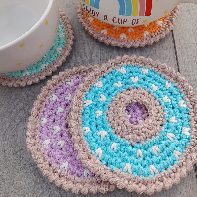 Donut Coasters