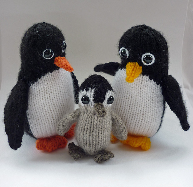 Porter Penguin Family Amigurumi