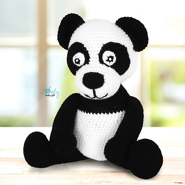 Stuffed Amigurumi Panda