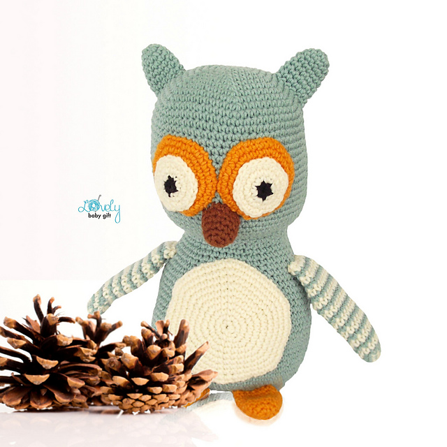Amigurumi Owl Stuffed Toy