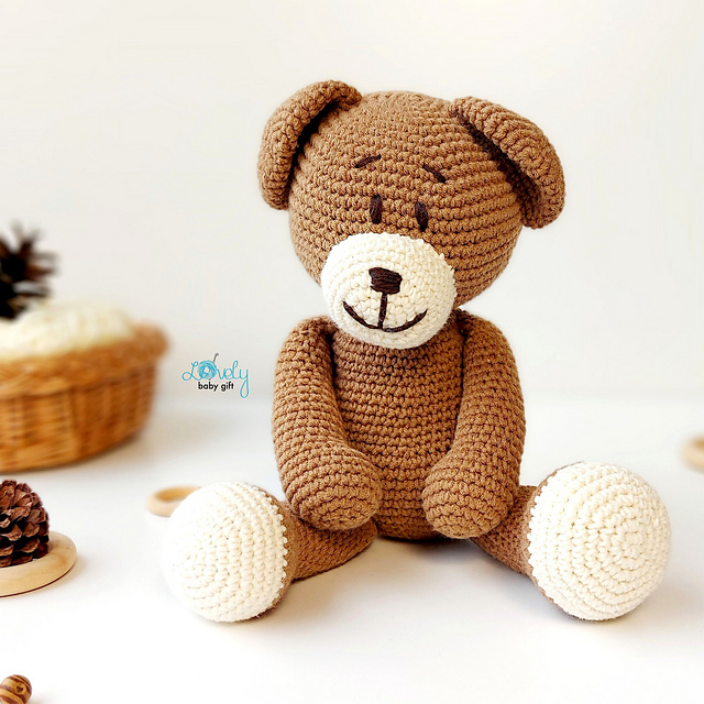 Teddy Bear Amigurumi Animal Toy