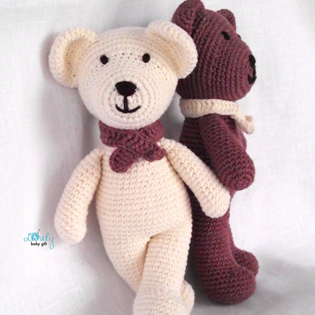 Bear Amigurumi Animal Stuffed Toy
