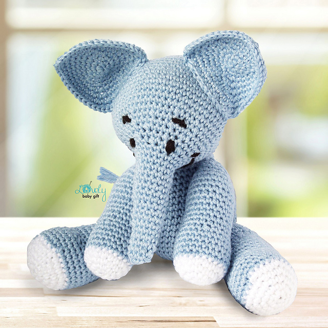 Little Amigurumi Elephant Toy