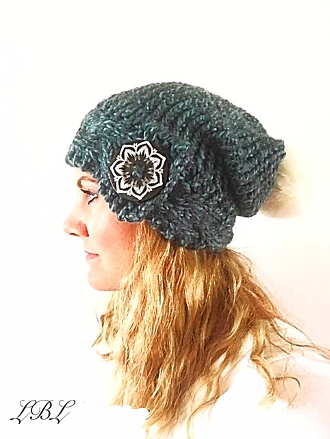 Bohemian Winter Slouchy Hat