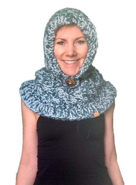 Cozy in Alaska Hooded Cowl