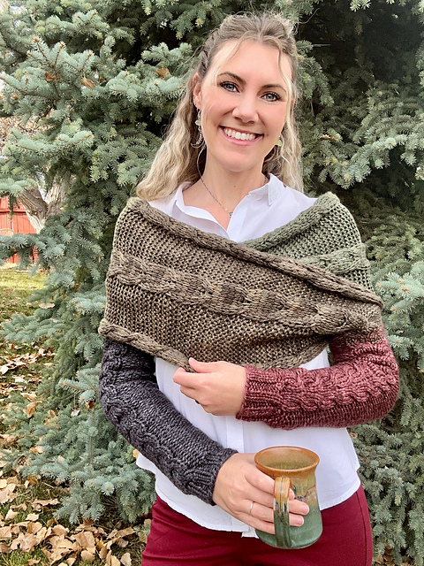 Wrapped In Cozy Shrug with Sleeves