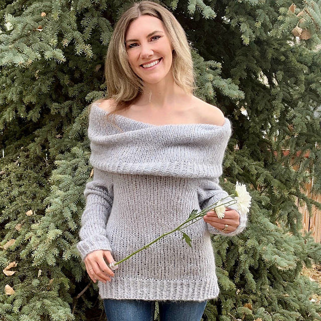 Pipette Off-Shoulder Sweater