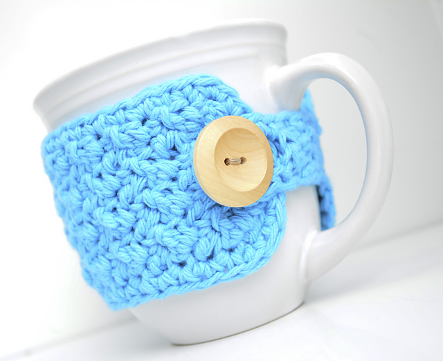 Textured Coffee Mug Cozy Sleeve
