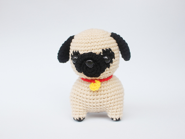 Pug amigurumi