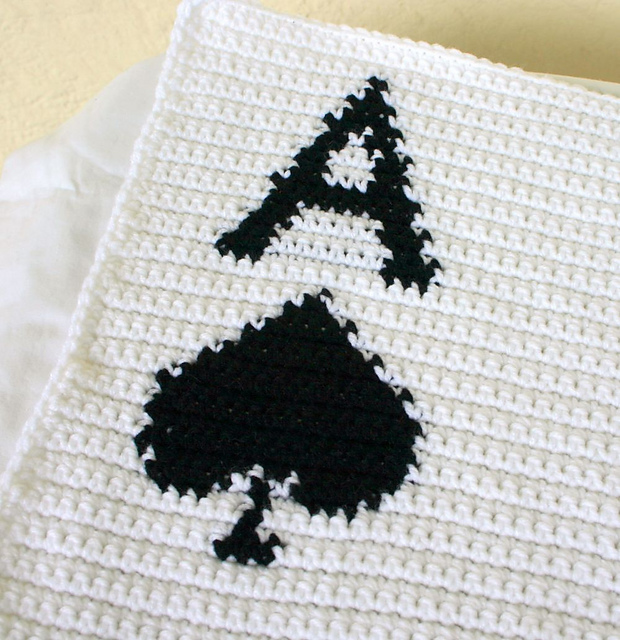 Ace of Spades afghan