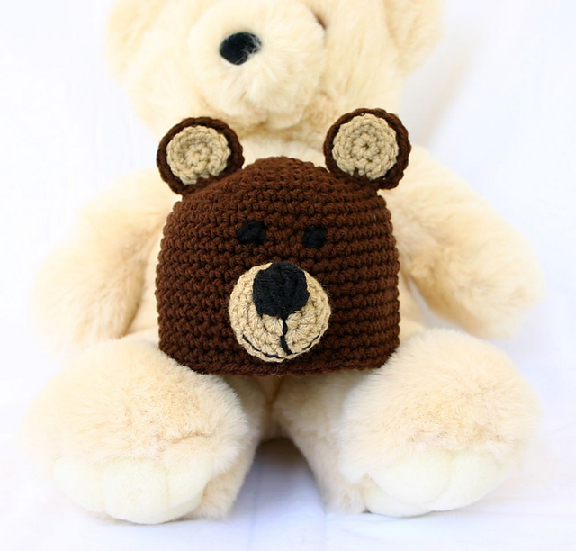 Infant bear hat