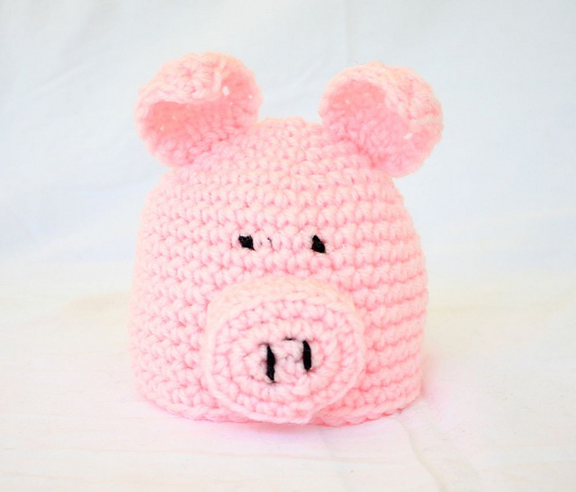 Infant Pig Hat