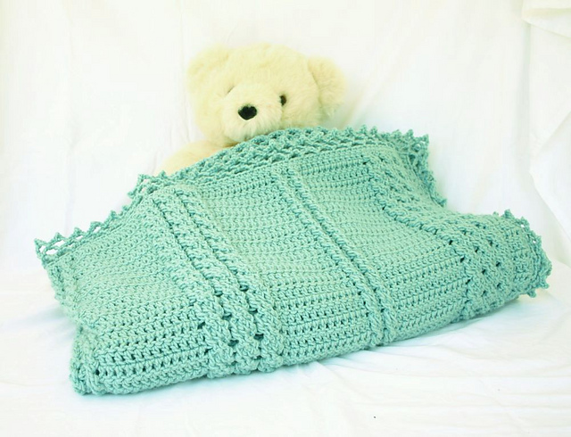 Thick and Thin Cables Afghan