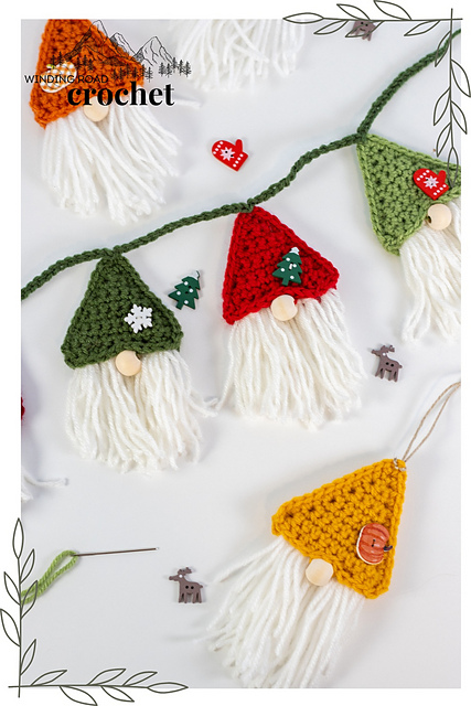 Holiday Gnome Garland