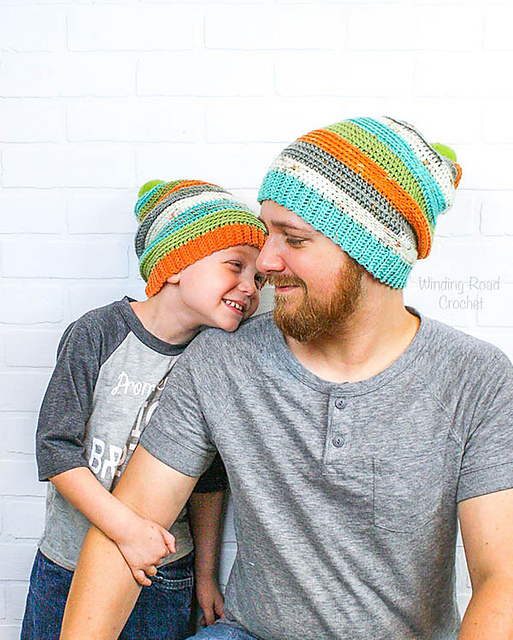 Daddy and Me Slouch Beanie