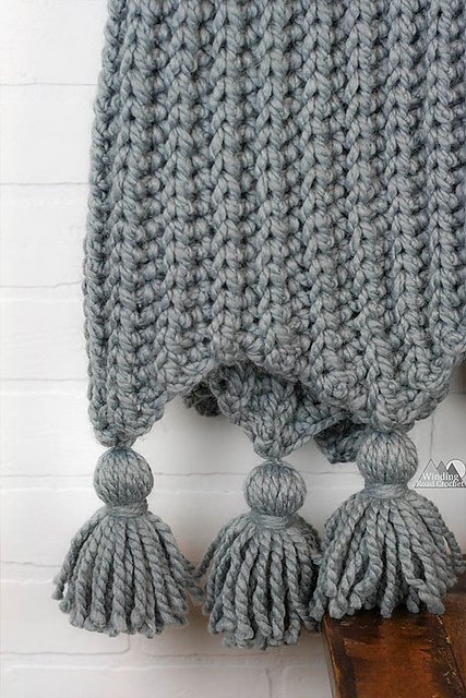 Ravelry: Granite Rib Throw pattern by Lindsey Dale