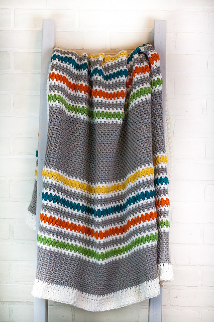 Modern Stripes Throw Blanket