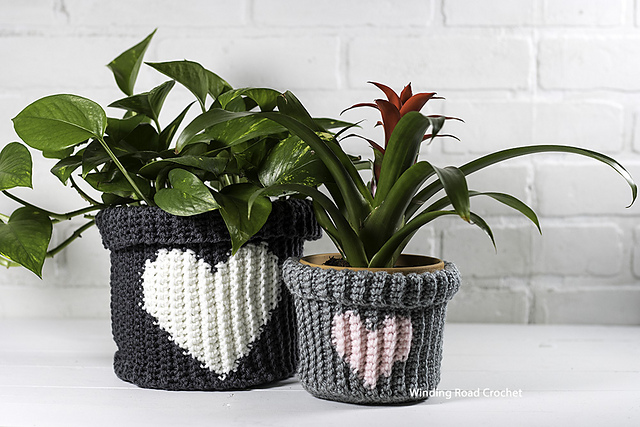 Sweet Heart Plant Basket