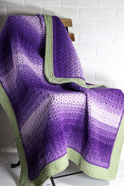 Lavender Afghan