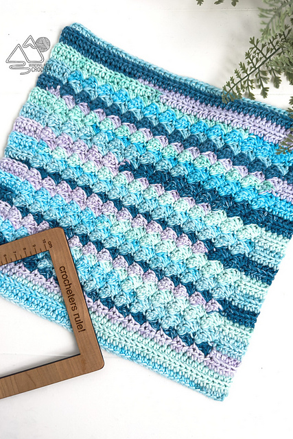Built In Border Washcloth