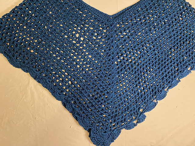 Summertime Blues Poncho