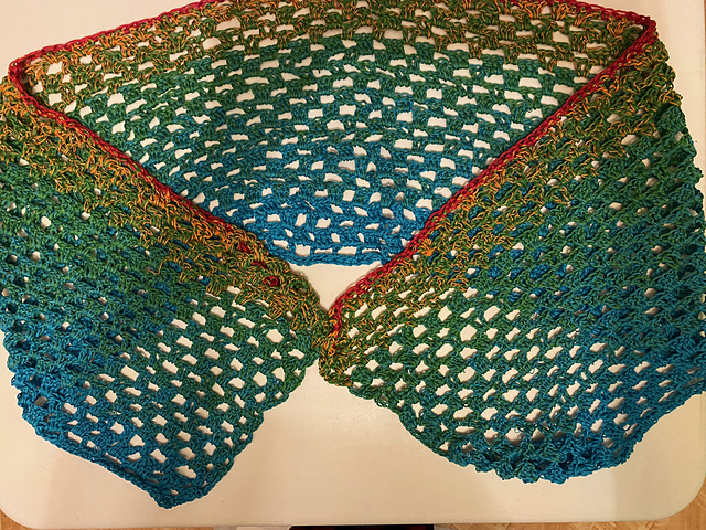 The Fiesta Rectangular Shawl