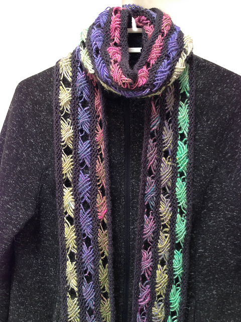 Painted Rainbow Scarf