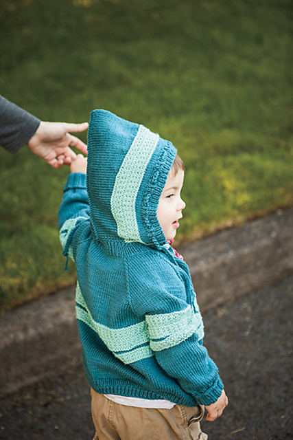 All-in-One Piece Hooded Child's Sweater