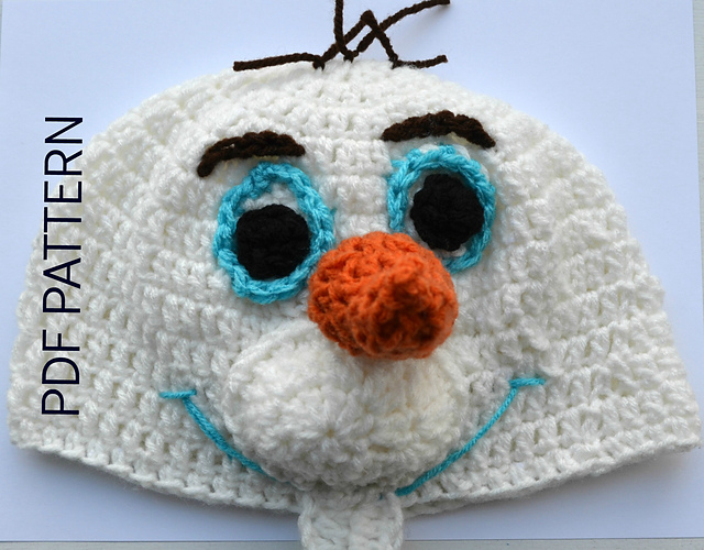 Disney Frozen inspired Olaf Hat