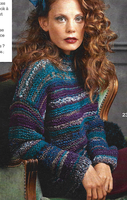 # 23 Pull en dégradé de couleurs