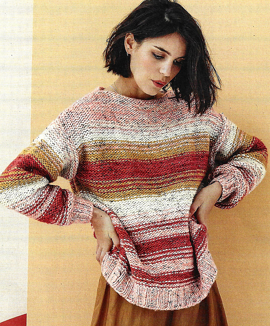 # 27 Pull rayé