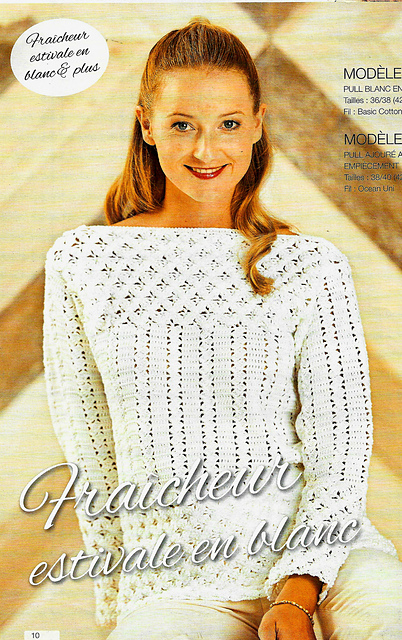 # 08 Pull long au crochet