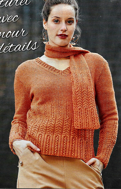 # 04a Pull motif côtes et torsades