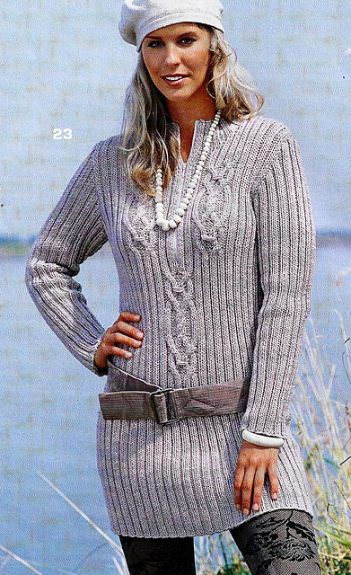 # 23 Dress in Mottled Beige