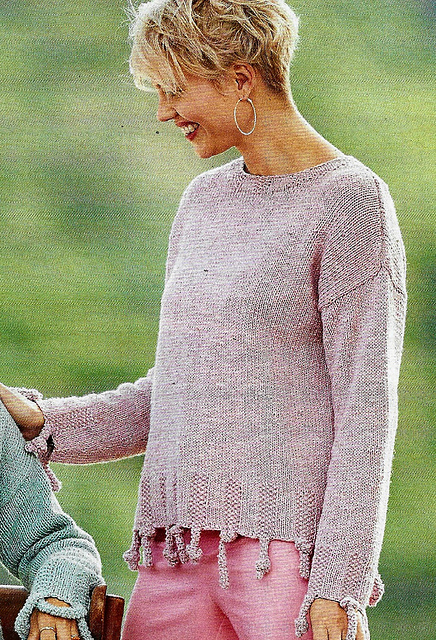 # 05 Pull avec liens en tricot