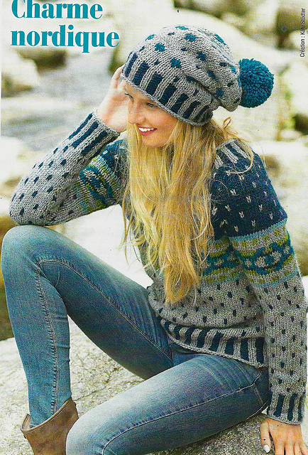 # 15 Pull en jacquard