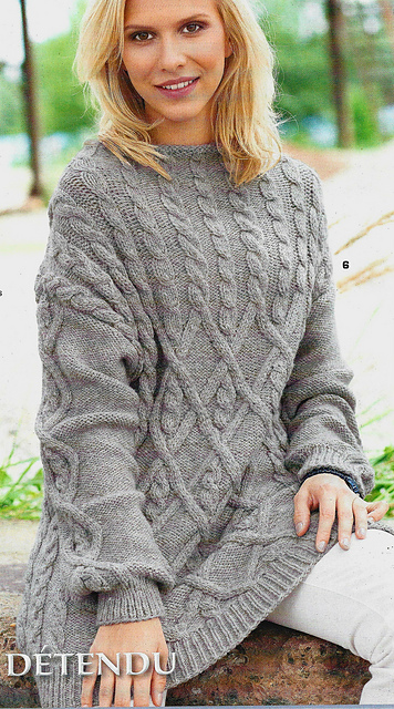 # 06 Pull motif torsadé