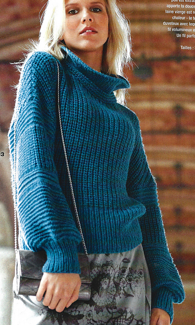 # 33 Pull en côtes anglaises