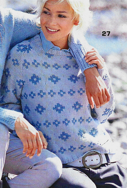# 27 Sweater with Jacquard Motifs