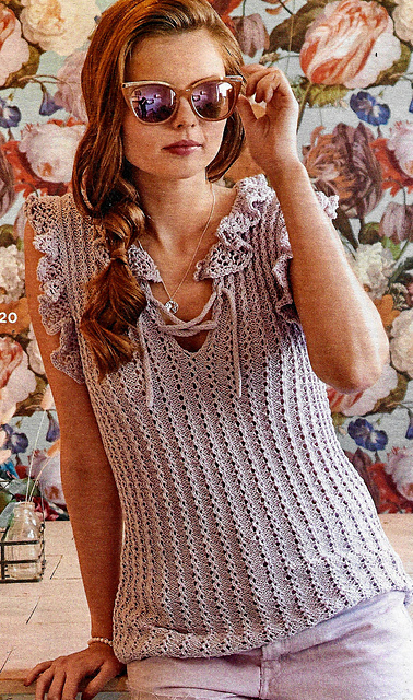 # 20 Top avec franges