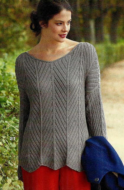 # 21 Pull motif en diagonale