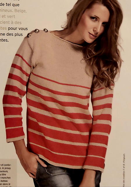 # 08 Pull rayé