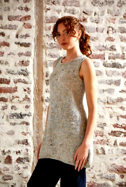 M6413 Robe col rond Laurine
