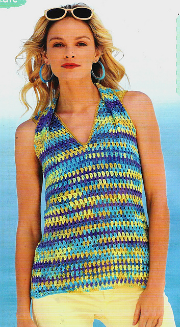 # 03 Top encolure croisée